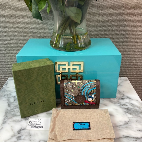 Gucci Bags Nwt Authentic Gucci Gg Disney X Donald Duck Canvas